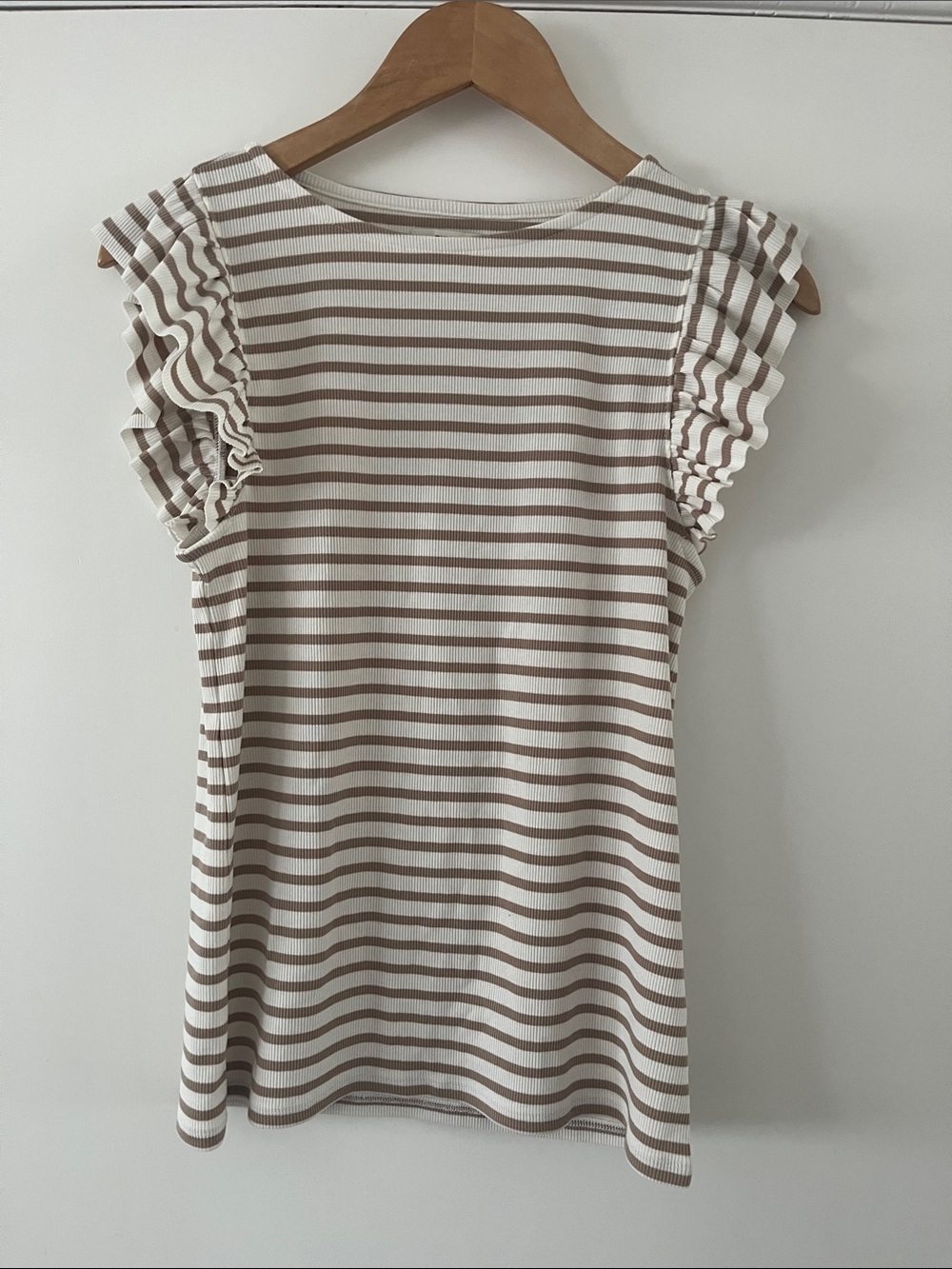 RW&CO flutter sleeve tank top